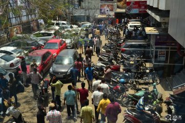 Baahubali 2 Hungama at RTC X Roads